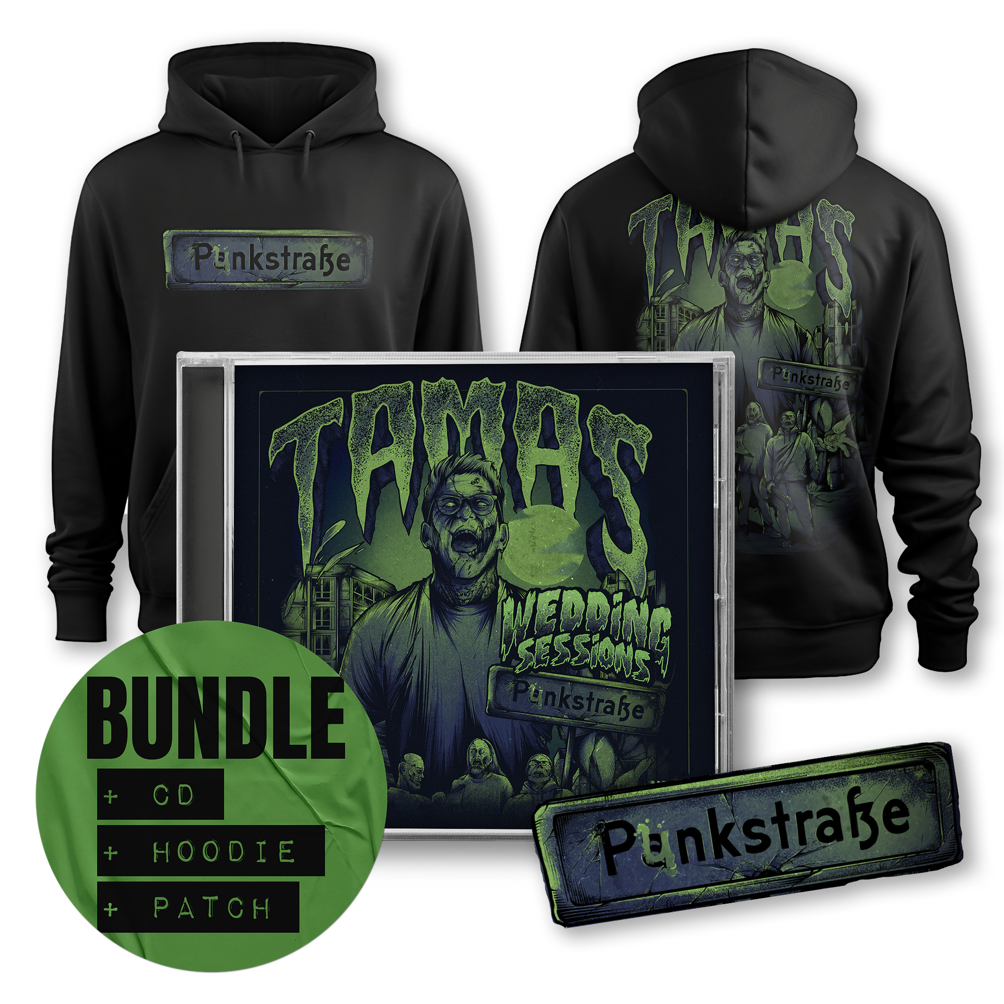 TAMAS_Punkstrasse_Mockup_Hoody_Bundle Punkstrasse (Ltd. Hoody-Bundle)