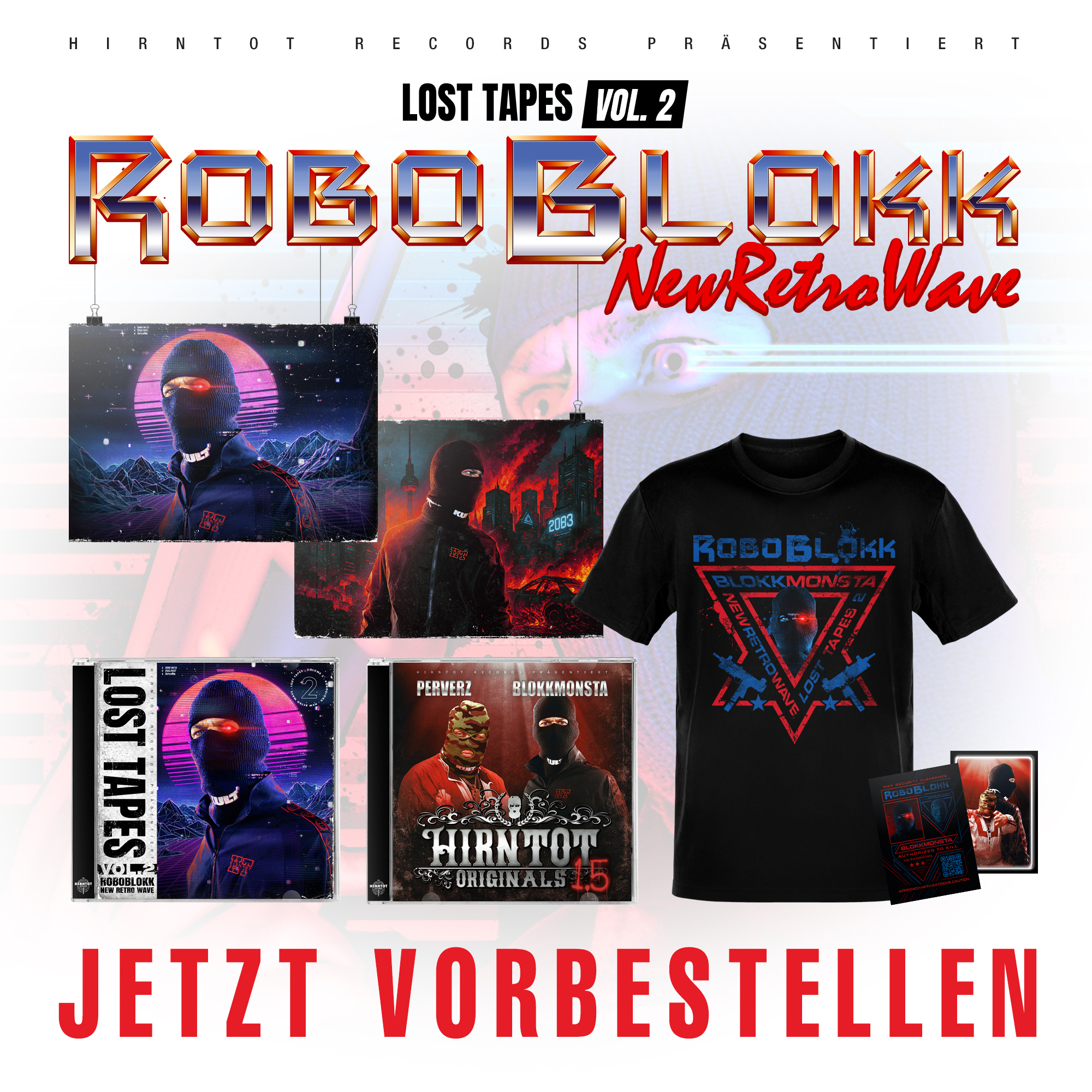 Lost Tapes Vol. 2: Roboblokk NewRetroWave (Lmtd. Bundle)