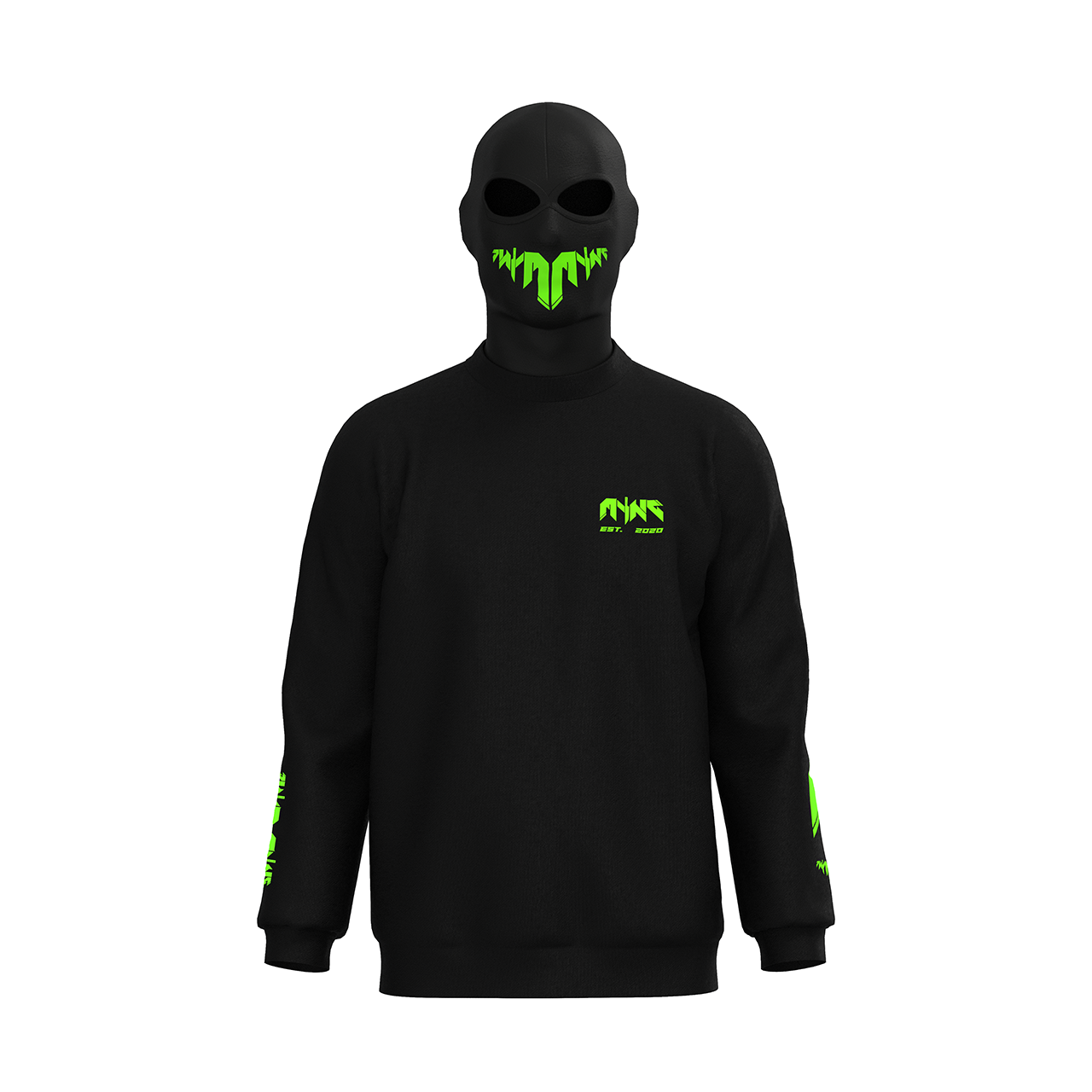 myng_weapon_x_sweatshirt_set_schwarz_gruen_front
