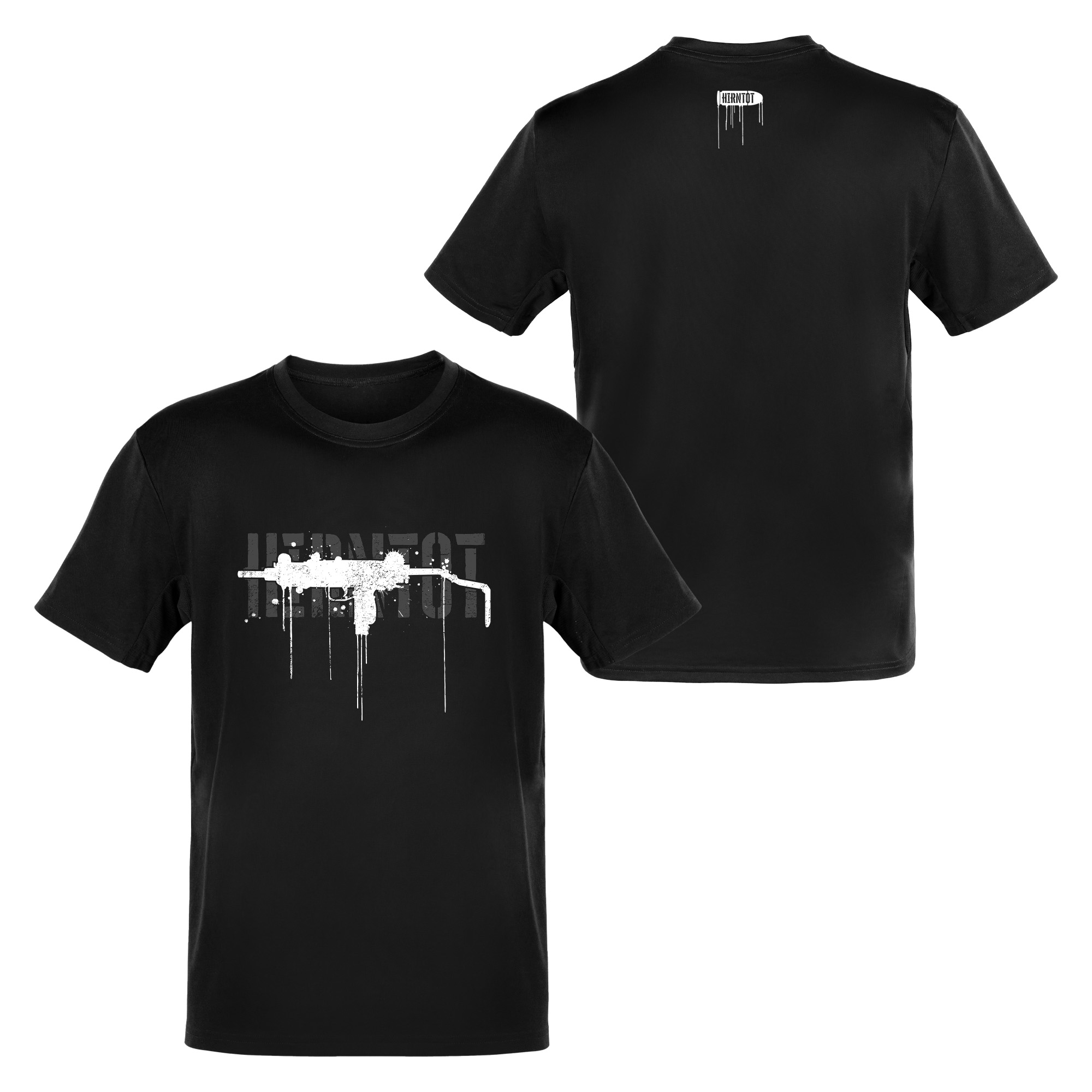 hirntot_assault_uzi_t-shirt Hirntot Assault Uzi T-Shirt