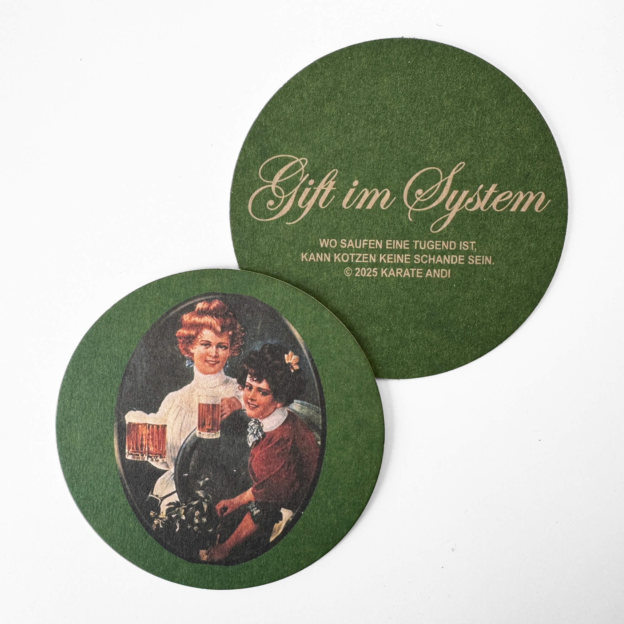 Gift im System Bierdeckel (1 Stk)
