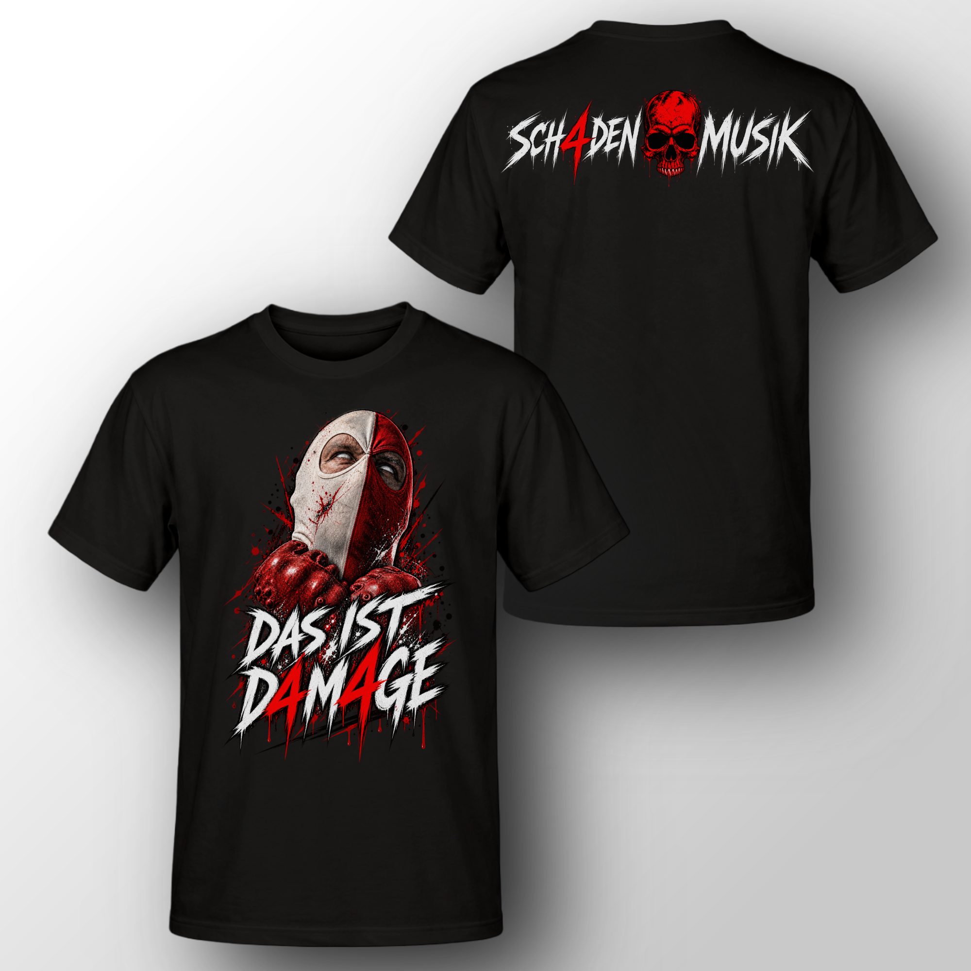Das ist D4M4GE - T-Shirt (schwarz)
