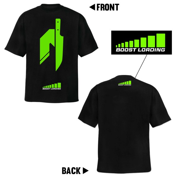 Boost Load T-Shirt (schwarz/grün)